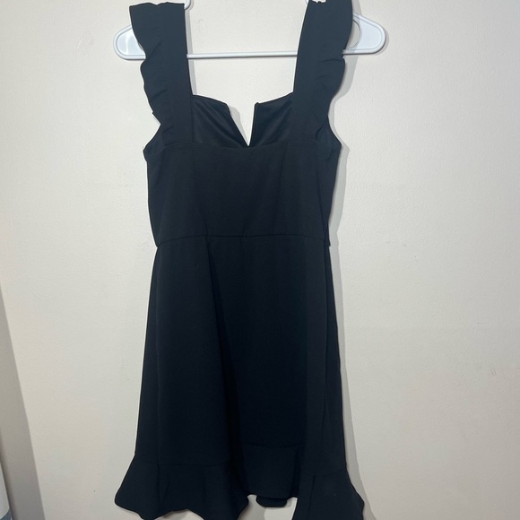 Moa Moa women’s “Little Black Dress” medium V plunge - Picture 2 of 7